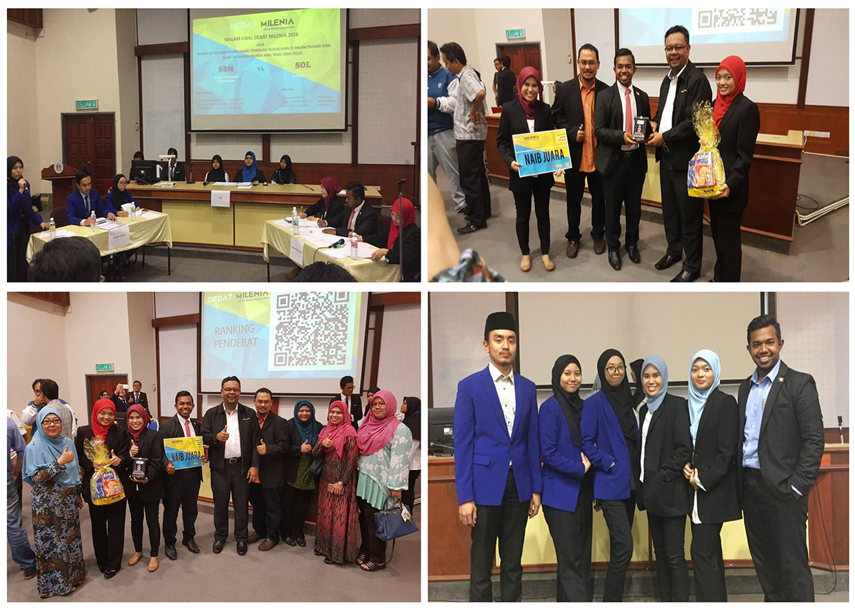 Pasukan Debat SBM Naib Juara Debat Milenia UUM 2018